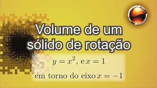 (p.361-Ex49) Volume de sólido de revolução (discos) (eixo de rotação é o x=-1)