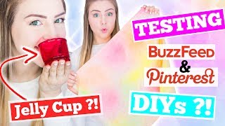 Testing Pinterest and Buzzfeed DIYs !