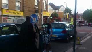 Angry little man Road Rage 'do do do'