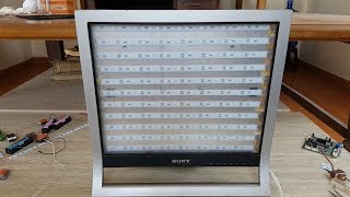 How To Make A Super Bright LED Light Panel - Simple Version
