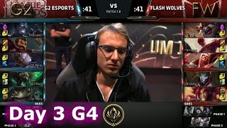 G2 eSports vs Flash Wolves | Day 3 LoL MSI 2017 Group Stage | G2 vs FW Mid Season Invitational