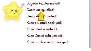 Dik temel harfler düz yazı z sesi okuma metinleri Sesli video
