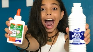 TESTANDO COLA PARA SLIME - LEO & LEO LÍQUIDA E MUNDIAL PRIME - ENTÃO ROBERTA?