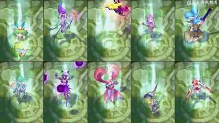 英雄联盟：十款魔法少女皮肤回城对比，没想到你是这样的EZ！League of Legends