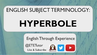 Revise with me! Subject Terminology: Hyperbole -  with a Macbeth example - great for GCSE English!