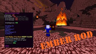 Hypixel Skyblock : How to get the Ember Rod! (Guide)