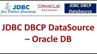 JDBC DBCP DataSource - Oracle