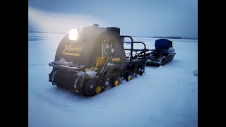 Хороший обзор мотобуксировщика X-MOTORS OPTI LUX 17 с реверсом.