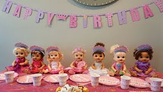 BABY ALIVE Ruby Snow's Princess Birthday Party!