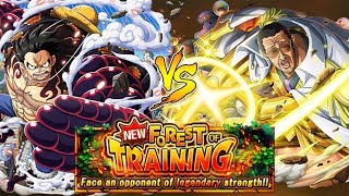 [OPTC] Kizaru 0 Stamina Training Forest - Double Legend Luffy G4
