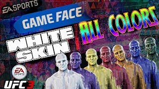 UFC 3 GameFace Tutorial  (White Skin/Any Color Skin) (Desktop STEP-BY-STEP)