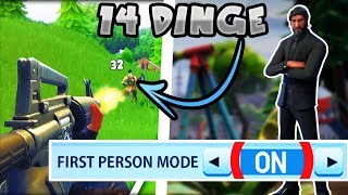14 DINGE in FORTNITE die du noch NICHT wusstest - 14 Sachen die du nicht kennst