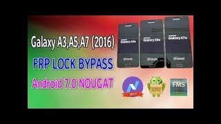 SAMSUNG A510 7.0 7.1 2017 BYASS GOOGLE ACCOUNT S6 S7 S8 S8+ NOTE8 WITH PC