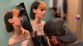 I get my nose/nipples pierced |