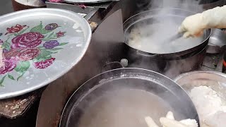 대구 서문시장 맛집 의성국수 l 뜨끈하고 구수한 미역국에 쫄깃한 새알가득 찹쌀수제비 Hot&Savory ChapSsal SuJeBi l Korean Street Food