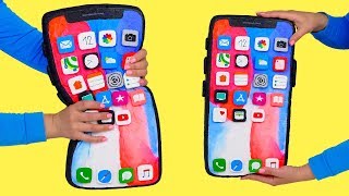 ОГРОМНЫЙ IPHONE X СКВИШИ АНТИСТРЕСС | DIY IPHONE X SQUISHY