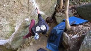 豊田 シャンバラ 五段+【クライミングチャンネル】外岩ボルダリングの動画・トポはクライミングチャンネル 【Climbing Areas and Boulders in Japan】