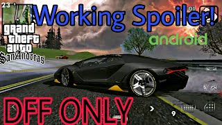 Lamborghini Cenetenario With Working Spoiler DFF ONLY For Android