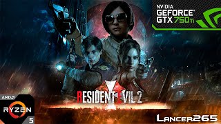 Resident Evil 2 Remake Demo Gameplay GTX 750Ti 1080p Ryzen 5 1600