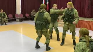Показательное выступление разведывательной роты 27 ОМСБР