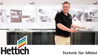 TopLine XL sliding door system: technical briefing by Hettich