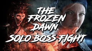 *SOLO* BOSS FIGHT AND ENDING CUTSCENE - "THE FROZEN DAWN" [COD WW2 ZOMBIES]