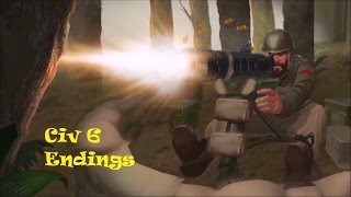 Civilization 6  - All Endings - All Victories and Defeat