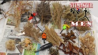 Виды растопок для костра - часть 1