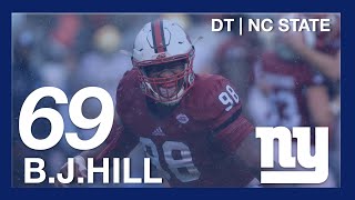 New York Giants Draft BJ Hill | New York Giants Select BJ Hill