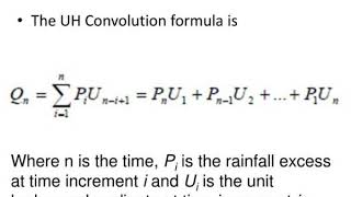 chapter two hydrograph convolution and deconvolution