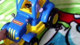 Синий трактор Красный трактор Машинки Игрушки Видео для детей