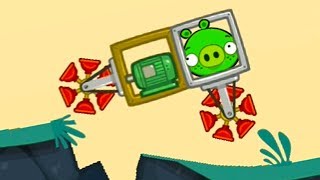 Bad Piggies #6 ЧЕЛЛЕНДЖ ИСПЫТАНИЕ в мультик игре про машинки с мультяшными героями #МК