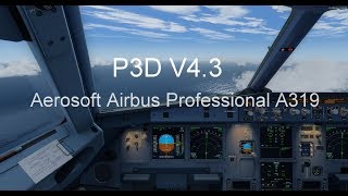 P3D V4.3 Aerosoft Airbus A319 Professional take off from Colombo