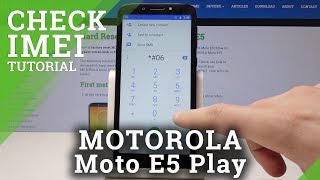 How to Check IMEI Number on MOTOROLA Moto E5 Play - IMEI and Serial Number Info