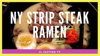 New York Strip Steak Ramen, Quail Egg Bacon Wrap and more....