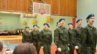 ВЫСТУПЛЕНИЕ МАОУ СОШ №211 НА РАЙОННОМ СМОТРЕ СТРОЯ И ПЕСНИ 14.02.17