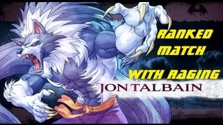 Darkstalkers Resurrection: NightWarriors Ranked Match With Raging (Jon Talbain Mirror Match Begins)