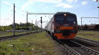 ЭД9М-0143 с пригородным поездом Мичуринск-Уральский → Раненбург