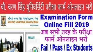 CCS University Forms 2019 Apply Online Form || CCS University Examination Form Fail,Main, ExStudents