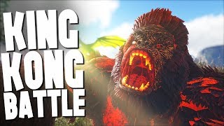 KING KONG DOMINUS GORILLA BATTLE! - Ark Survival Evolved Modded Ep #35