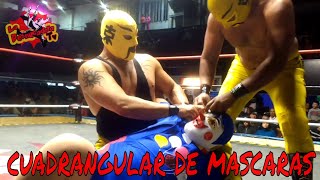 ¡Cuadrangular de Máscaras! Super Muñeco / Super Pinocho / H. de Mongol Chino / Mongol Chino Jr