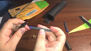 Посылка из Китая Ebay ручка Lamy Safari и картриджи обзор, тесты, мнение