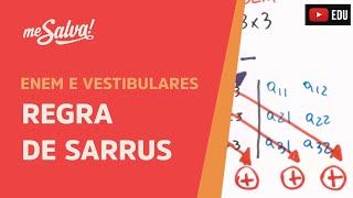 Me Salva! MDS10 - Matrizes - Determinantes de terceira ordem - Regra de Sarrus