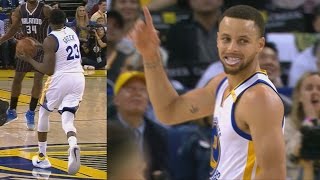 Warriors Clinch Pacific Division! Green Half Court Lob to Iggy!