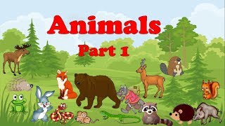 Animals Part 1. Животные. Часть 1. Уроки английского