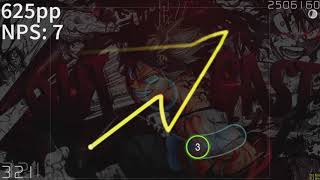 Vickeblanka - Black Rover (TV Size) [Extreme] +HDDT (Sotarks) with pp at the side