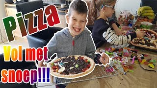 PIZZA MET SNOEP MAKEN - KOETKITCHEN MET PAPA!!! - KOETLIFE VLOG