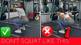 6 COMMON GYM MISTAKES PART 2 - LEGS & BOOTY | SQUAT BASICS & MORE