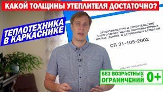 Каркасный дом по СНиП. Теплотехника в каркасном доме.