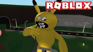 PIKACHU GIGANTE NOS ENGOLIU NO ROBLOX !!